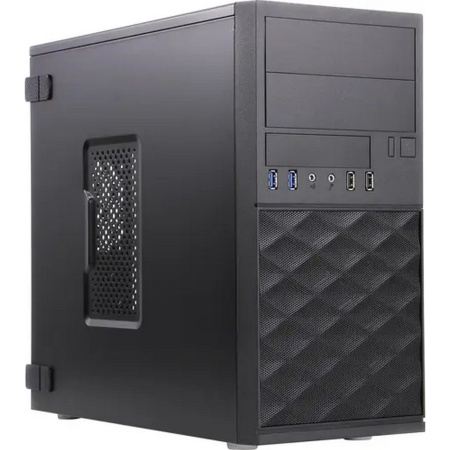 EFS052EL (6139434) w/o psu, Micro-ATX Mini Tower, Black, Ext:5.25” x 2, 3.5" x 1 (6139434) (394344 EFS052EL