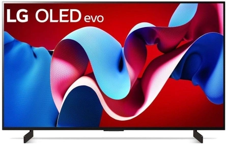 Телевизор OLED LG 42" OLED42C4RLA.ARUB черный 4K Ultra HD 120Hz DVB-T DVB-T2 DVB-C DVB-S2 USB WiFi Smart TV