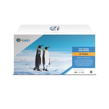 Картридж Cartridge G&G 05A для HP LJ P2035/P2055/M401/M425; Canon LBP6300/6310/6650/6670 (2300стр.) (аналог CE505A)