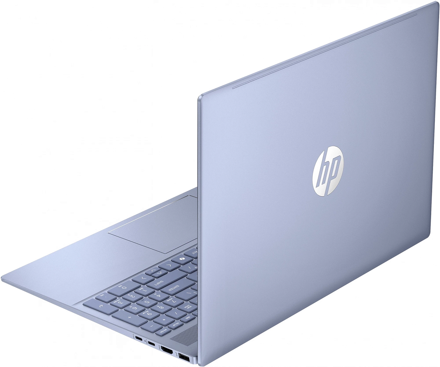 Ноутбук HP Pavilion 16-af0029ci Core Ultra 7 155U 16Gb SSD512Gb Intel Graphics 16" IPS WUXGA (1920x1200) FreeDOS blue WiFi BT Cam (B84VXEA)