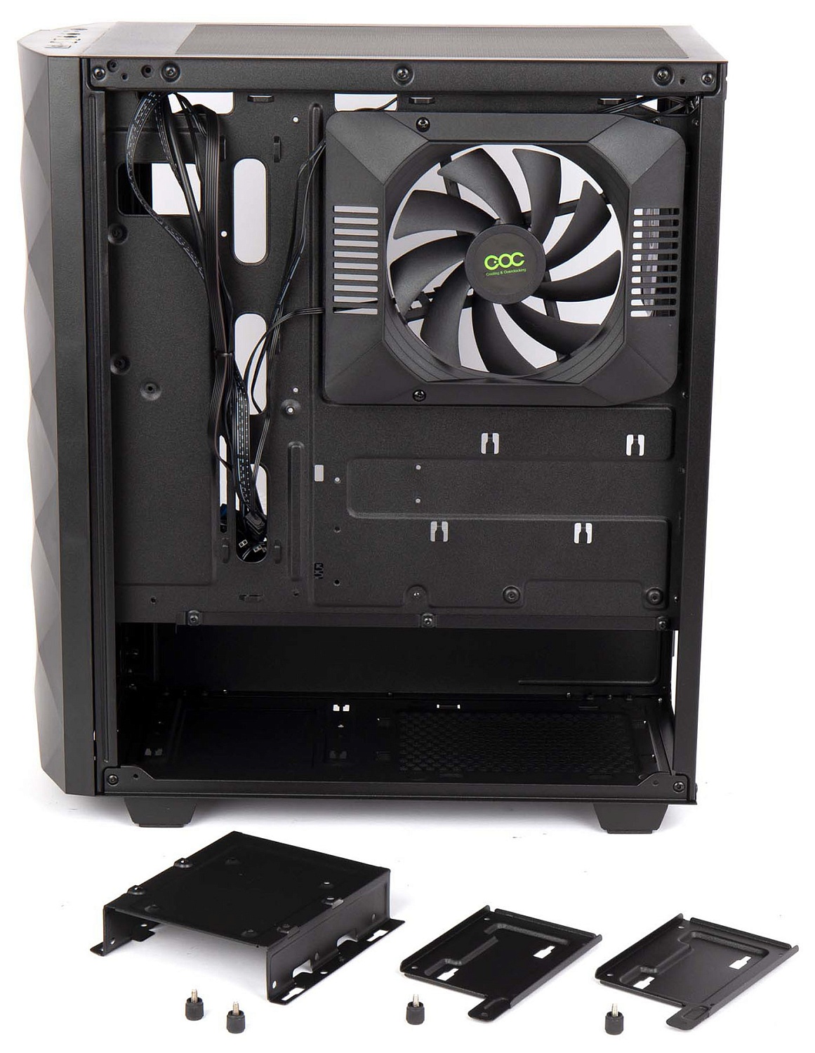 Корпус Hiper DCB черный без БП ATX 5x120mm 5x140mm 1xUSB2.0 1xUSB3.0 audio bott PSU