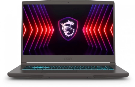 Ноутбук MSI Thin 15 B12UC-1628XRU Core i7 12650H 16Gb SSD512Gb NVIDIA GeForce RTX4050 6Gb 15.6" IPS FHD (1920x1080) Windows 11 grey WiFi BT Cam (9S7-16R831-1292)