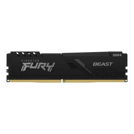 Память DDR4 16Gb 3600MHz Kingston KF436C18BB/16 Fury Beast Black RTL Gaming PC4-28800 CL18 DIMM 288-pin 1.35В single rank с радиатором Ret