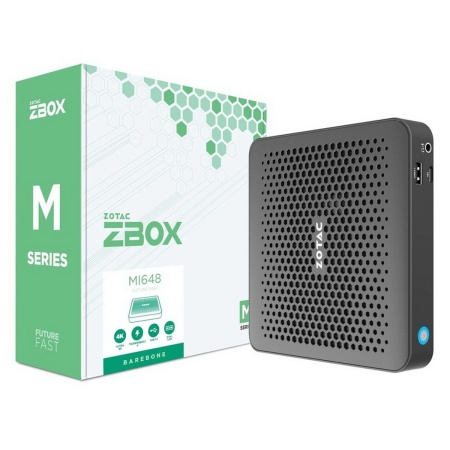 ZOTAC-ZBOX-MI648,Barebone, Intel i5-1340P, 2x DDR5-5200/4800 SODIMM, M.2 SSD SLOT, 2x GLAN, WIFI, BT Active cooling