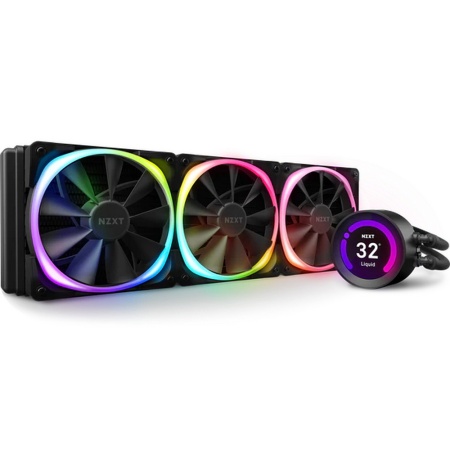 Kraken Z73 RGB (1700 support) - 360mm AIO Liquid Cooler with Aer RGB and RGB LED (696550)