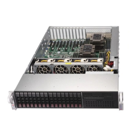 SYS-2029P-TXRT 2U Rackmount 16x HDD 2.5", X11DPX-T 10x SATA3: RAID 0, 1, 5, 10, 2x 10GBase-T, 2x 1000W (319268)