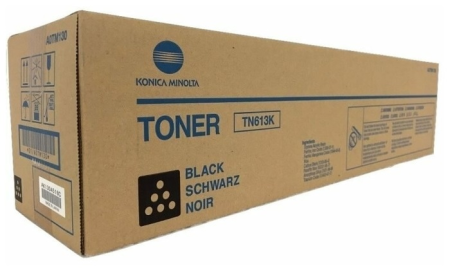 Konica minolta тонер-картридж tn-613k чёрный для bizhub c552/652 45 000 стр. Konica Minolta toner cartridge TN-613K black for bizhub C552/652 45 000 pages