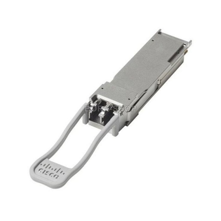 100G and 40GBASE SR-BiDi QSFP Transceiver, LC, 100m OM4 MMF, QSFP-40/100-SRBD=