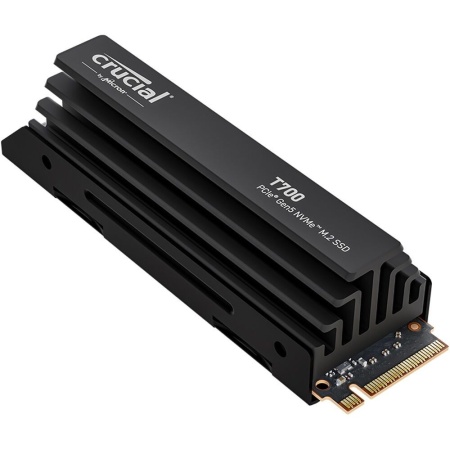 Твердотельный накопитель SSD Crucial T700 2TB PCIe Gen5 NVMe M.2 SSD with heatsink CT2000T700SSD5