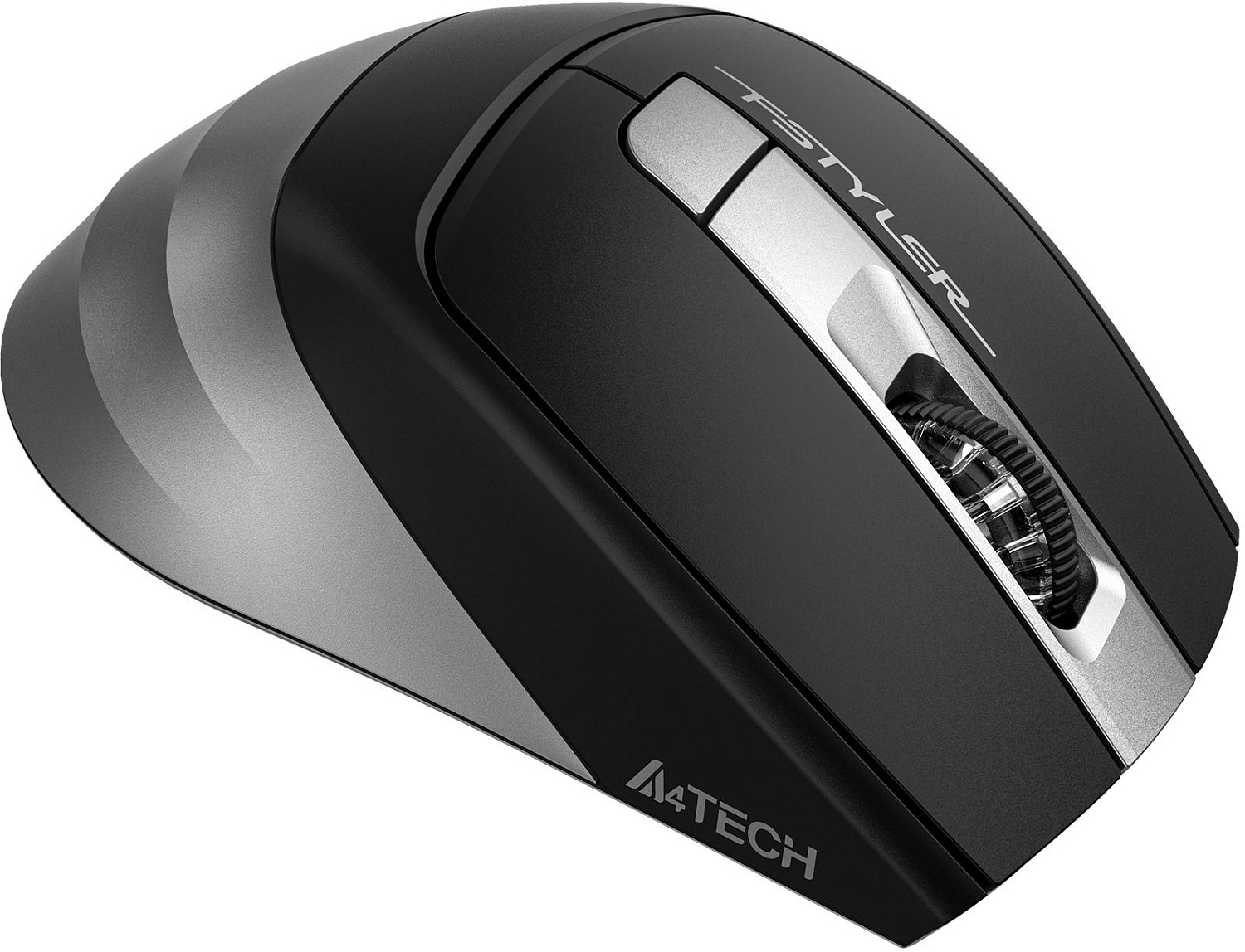 Мышь A4Tech Fstyler FB35S серый/черный оптическая (2000dpi) беспроводная BT/Radio USB для ноутбука (5but) Мышь A4Tech Fstyler FB35S серый/черный оптическая (2000dpi) беспроводная BT/Radio USB для ноутбука (5but)