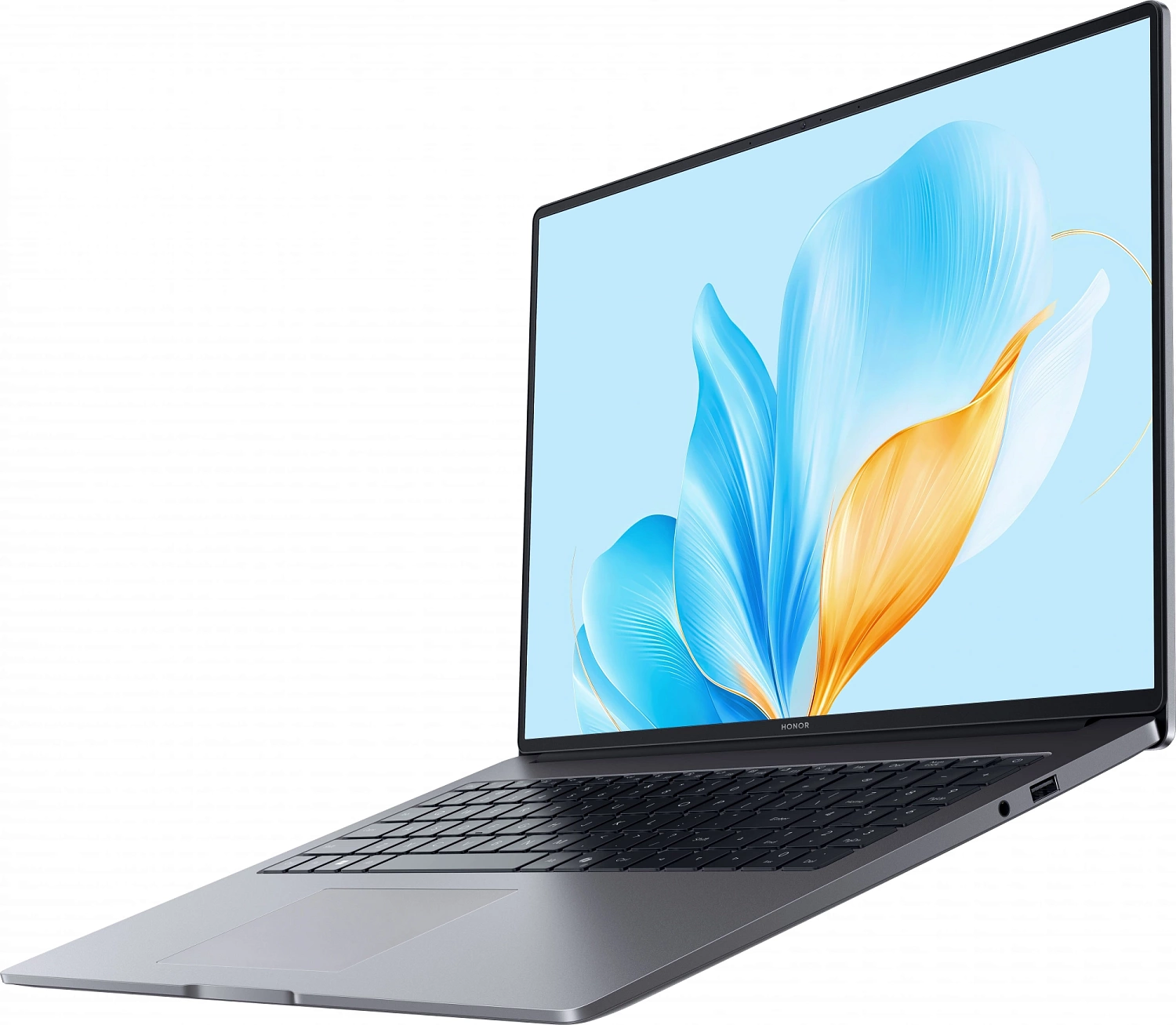 Ноутбук HONOR MagicBook X 16 Intel Core i3 1315U/8Gb/SSD512Gb/16"/IPS/FHD+/60Hz/NoOS/Grey (5301ALXS)