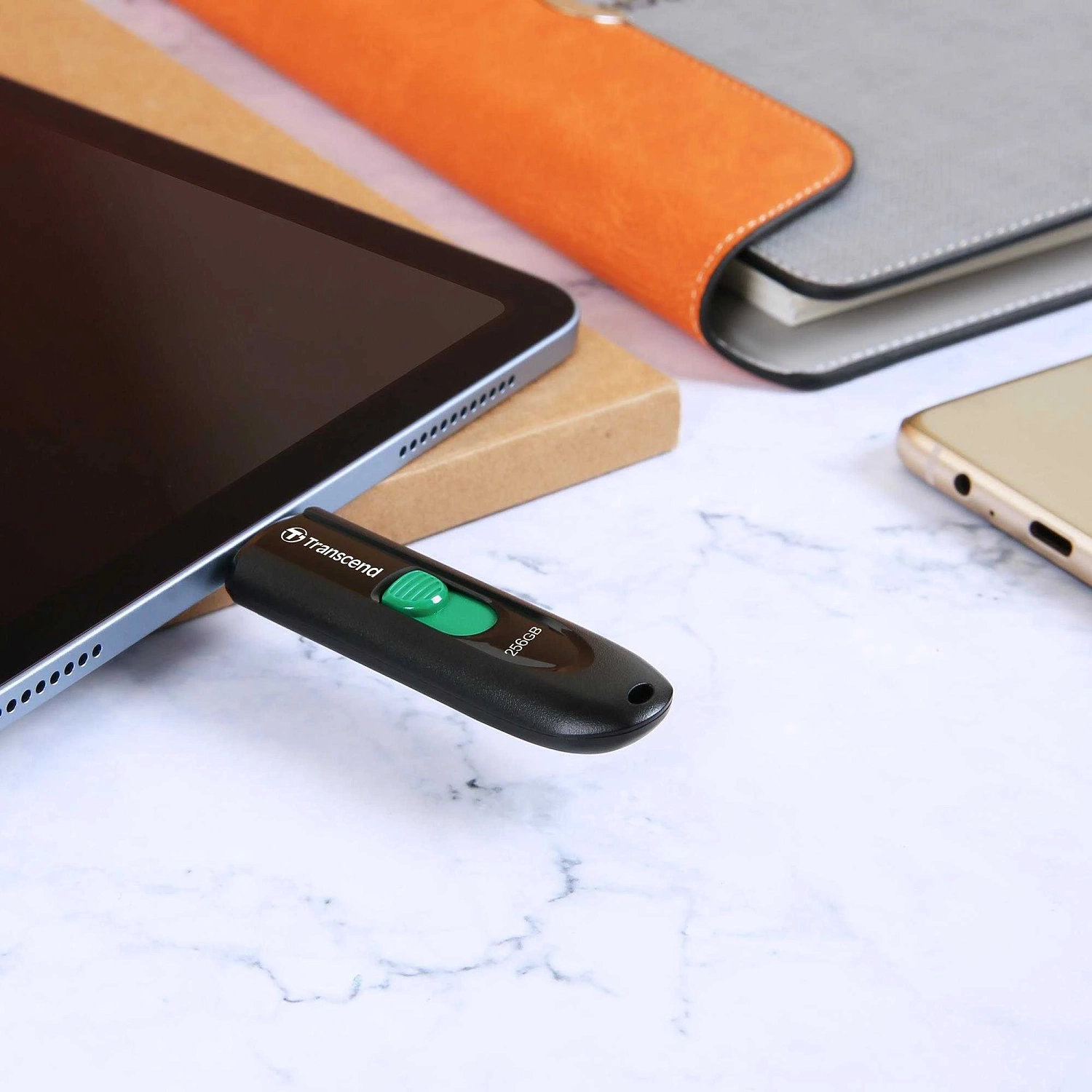 Флеш Диск Transcend 128Gb Jetflash Type-C 790С TS128GJF790C USB3.0 черный