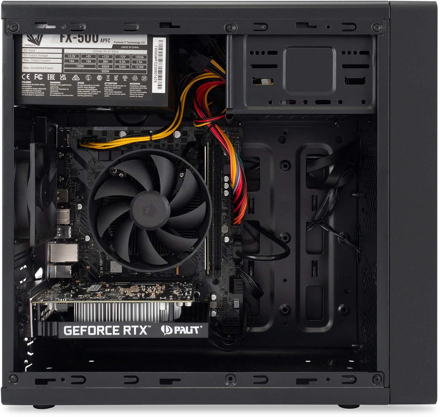 ПК IRU Game 510H6SEA MT i5 12400F (2.5) 32Gb SSD512Gb RTX3050 8Gb Free DOS GbitEth 500W черный (2023158)