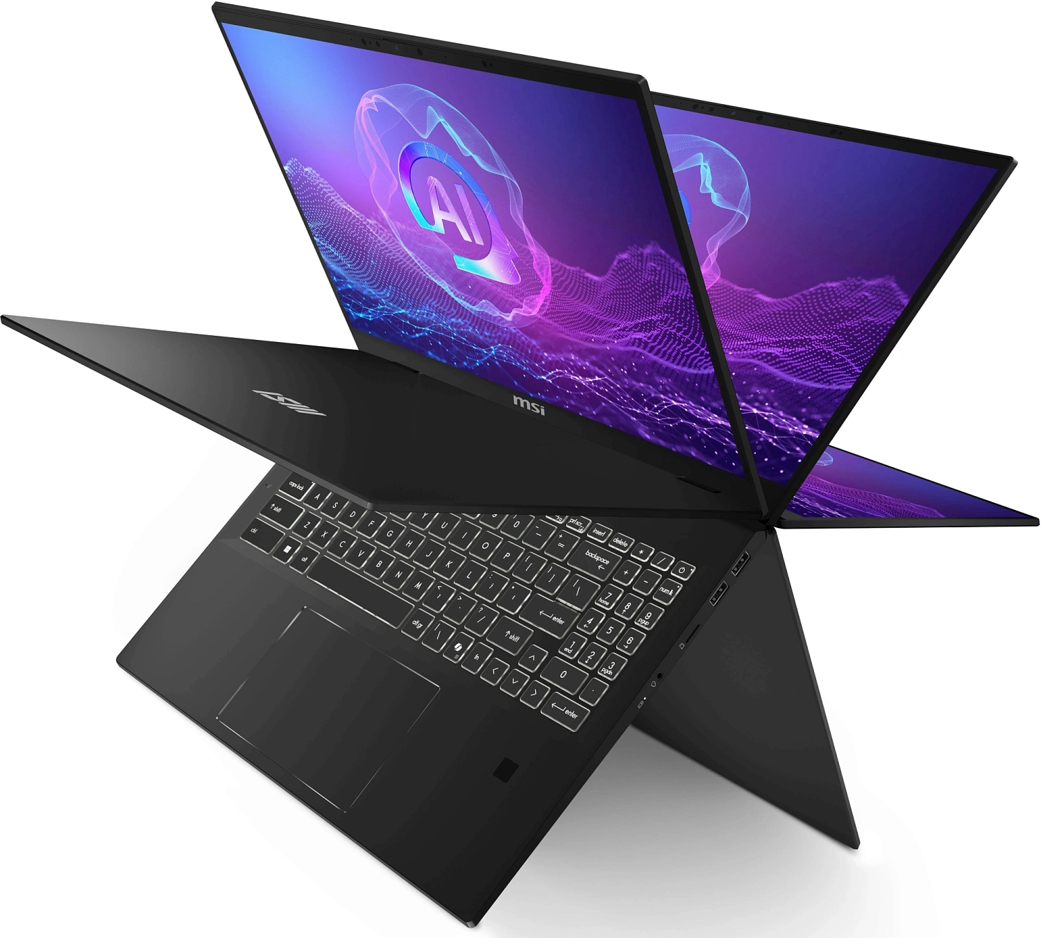 ноутбук MSI Summit 16 AI Evo A2HMTG Core Ultra 7 255H 16" 16:10 QHD+ (2560x1600),IPS,Touch,Pen, LPDDR5 16GB,1TB SSD,Intel® Arc Graphics,Black,82Whr,2,1kg,1y,Win11Home,KB Eng/Rus