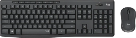 Комплект беспроводной Logitech MK295 с поддержкой SilentTouch ч(клавиатура+мышь) Y-R0042/MR0085 (C-U0010)