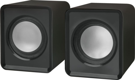 Колонки Defender SPK 22 2.0 черный 5Вт портативные