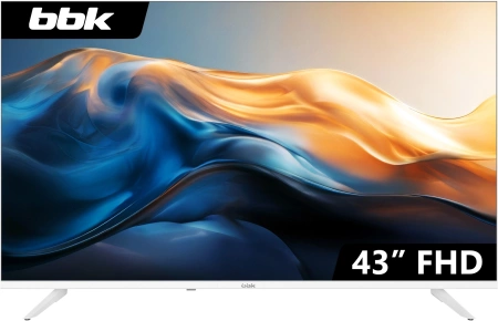 Телевизор LED BBK 43" 43LEM-1041/FTS2C (W) белый FULL HD 50Hz DVB-T DVB-T2 DVB-C DVB-S DVB-S2 (RUS)