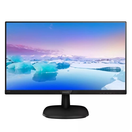 21.5" PHILIPS 223V7QSB (00/01) Black (IPS, 1920x1080, D-sub+DVI, 8 ms, 178°/178°, 250 cd/m, 10M:1, 60Hz) (753139) (742775)