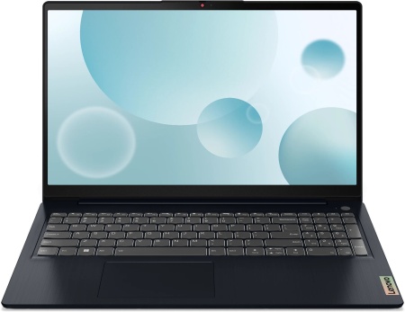 Ноутбук Lenovo IdeaPad 3 15IAU7 Core i3 1215U 8Gb SSD256Gb Intel UHD Graphics 15.6" IPS FHD (1920x1080) noOS blue WiFi BT Cam (82RK003NRK)