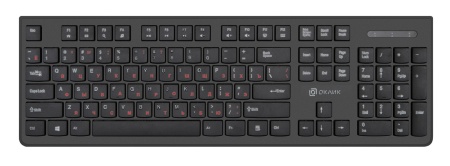 Клавиатура Оклик 505M черный USB slim