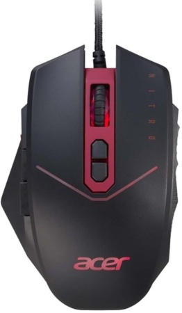 Мышь Acer Nitro NMW120 черный/красный оптическая (4200dpi) USB2.0 (8but)