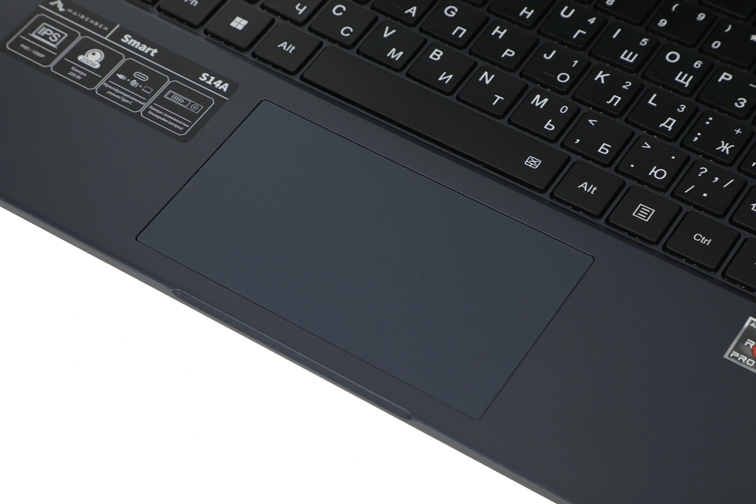 Ноутбук Maibenben S14A-R545UM Ryzen 5 Pro 4650U 8Gb SSD256Gb AMD Radeon 14" IPS FHD (1920x1080) Windows 11 Home dk.blue WiFi BT Cam 5000mAh (S14A-R545UMA1SHURE0)