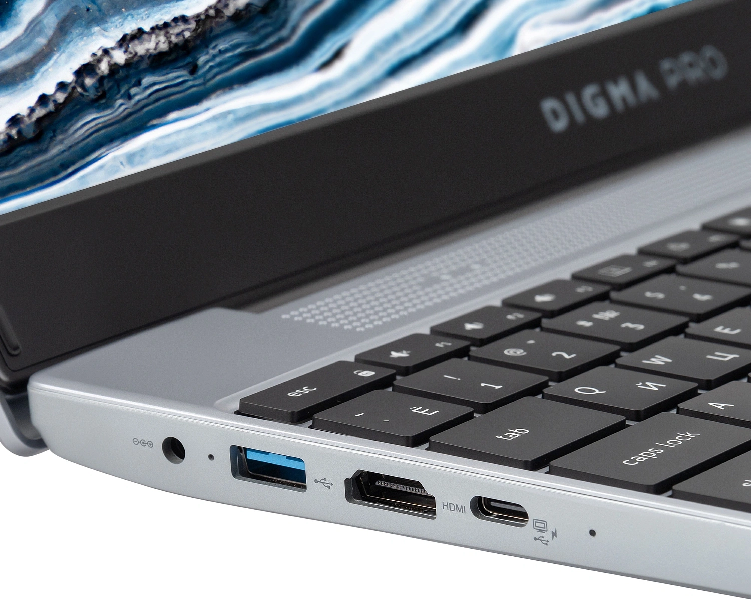 Ноутбук Digma Pro Breve Ryzen 5 Pro 5675U 8Gb SSD512Gb AMD Radeon 15.6" IPS FHD (1920x1080) Windows 11 Professional silver WiFi BT Cam 4500mAh (DN16N1-8CXW01)