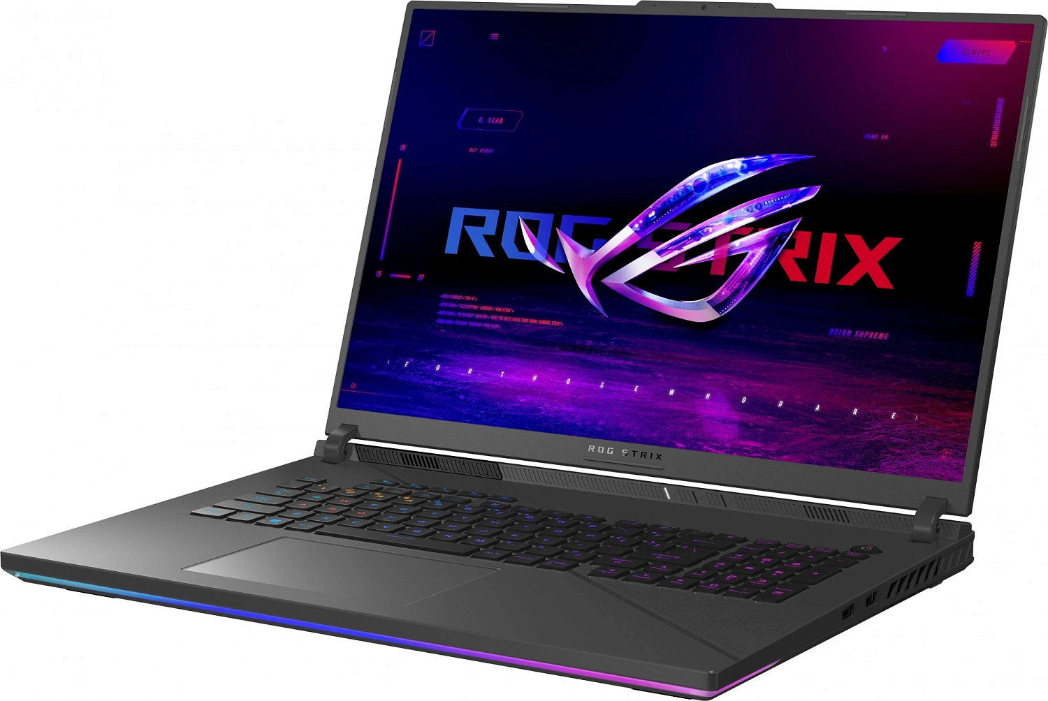 Ноутбук Asus ROG Strix G18 G814JVR-N6010 Core i9 14900HX 16Gb SSD1Tb NVIDIA GeForce RTX4060 8Gb 18" IPS WQXGA (2560x1600) noOS grey WiFi BT Cam (90NR0IF6-M000C0)