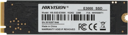 Накопитель SSD Hikvision PCIe 3.0 x4 1TB HS-SSD-E3000/1024G HS-SSD-E3000/1024G Hiksemi E3000 M.2 2280