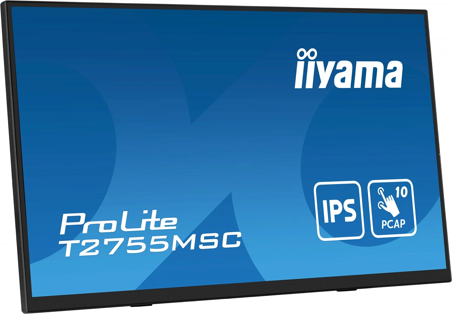 Монитор Iiyama 27" ProLite T2755MSC-B1 черный IPS LED 5ms 16:9 HDMI M/M матовая 1000:1 400cd 178гр/178гр 1920x1080 60Hz DP FHD USB Touch 5.8кг