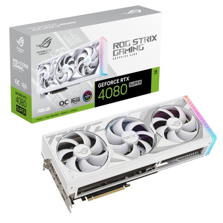 Видеокарта ASUS ROG-STRIX-RTX4080S-O16G-WHITE /RTX4080S,HDMI*2,DP*3,16G,D6X