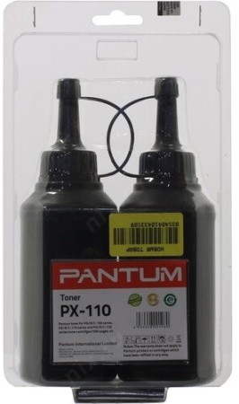 Тонер Pantum PX-110 черный флакон 2x (в компл.:2 чипа) для принтера P2000/M5000/M6000