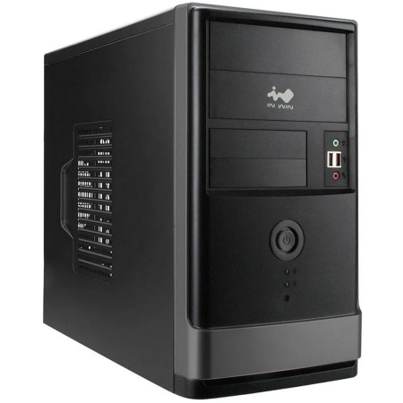 Корпус Mini Tower InWin EMR002 Black/Graphite  450W(RB-S450HQ70) 2 *USB+AirDuct+Audio mATX