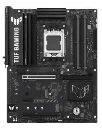 Материнская плата Asus TUF GAMING B850-E WIFI SocketAM5 AMD B850 4xDDR5 ATX AC`97 8ch(7.1) 2.5Gg RAID+HDMI+DP
