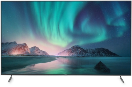 Телевизор LED Hyundai 85" H-LED85BU7007 Android TV Metal черный/черный 4K Ultra HD 60Hz DVB-T DVB-T2 DVB-C DVB-S DVB-S2 USB WiFi Smart TV