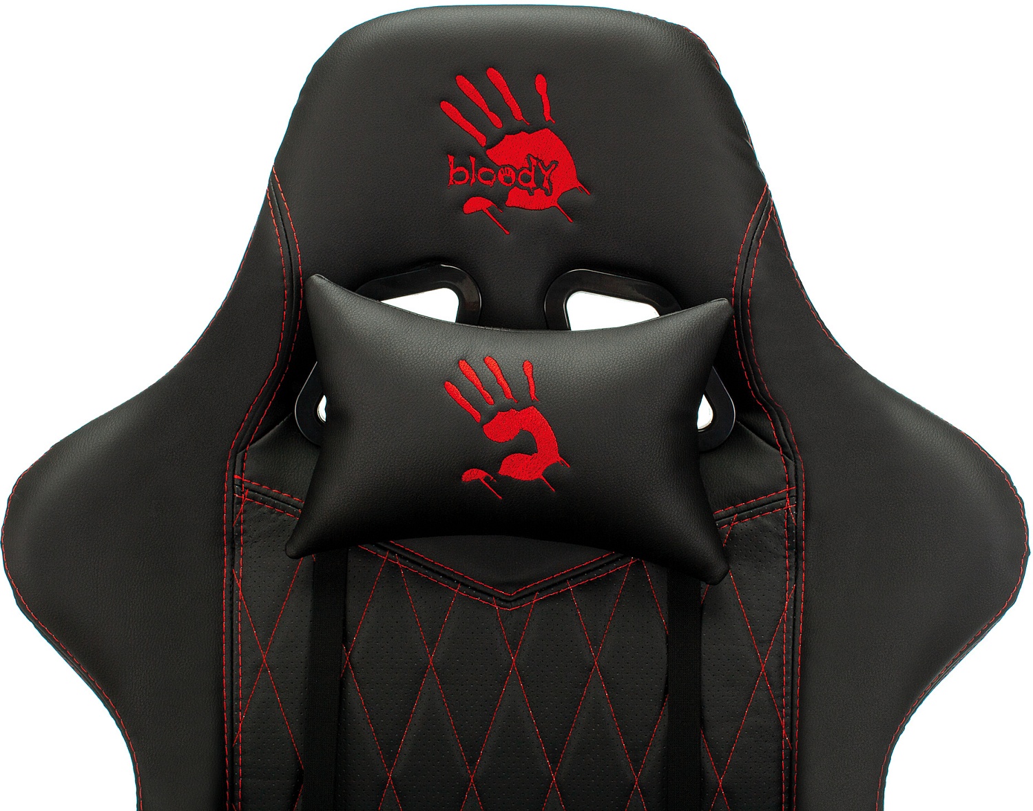 Кресло игровое A4Tech Bloody GC-800 черный ромбик эко.кожа крестов. металл Кресло игровое A4Tech Bloody GC-800 черный ромбик эко.кожа крестов. металл