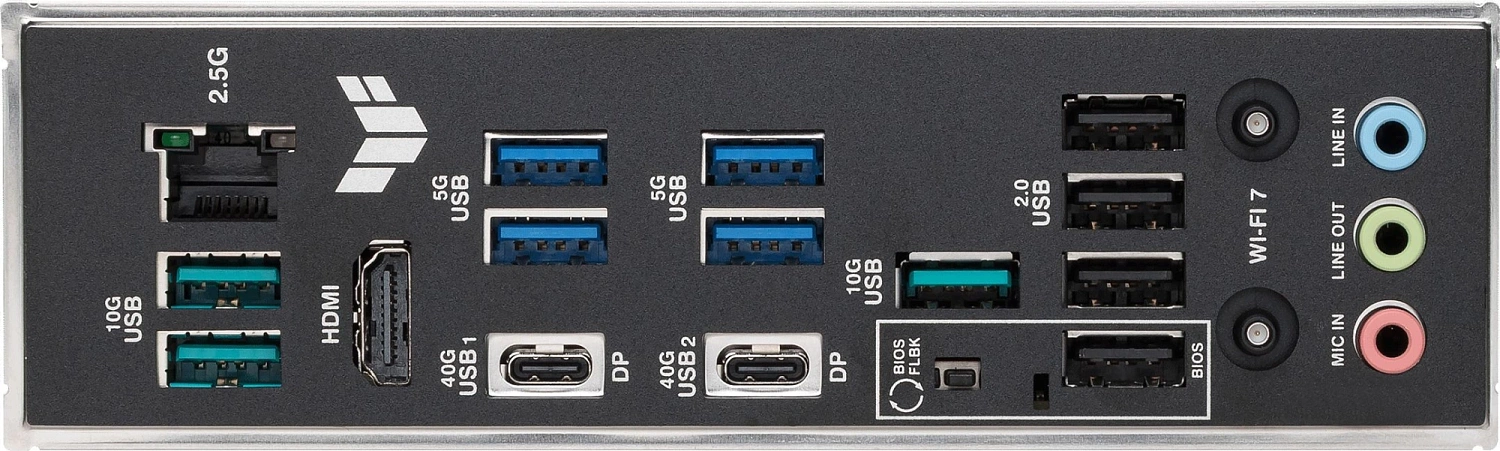 Материнская плата Asus TUF GAMING X870E-PLUS WIFI7 SocketAM5 AMD X870 4xDDR5 ATX AC`97 8ch(7.1) 2.5Gg RAID+HDMI