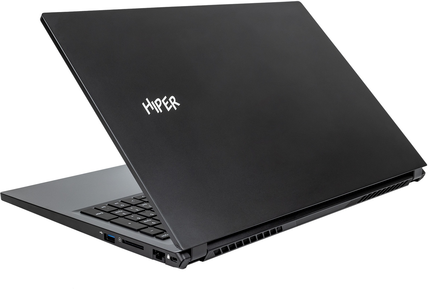 Ноутбук Hiper Expertbook H1600O582DM Core i5 1235U 8Gb SSD256Gb Intel UHD Graphics 16.1" IPS FHD (1920x1080) Free DOS 64 black WiFi BT Cam 4000mAh