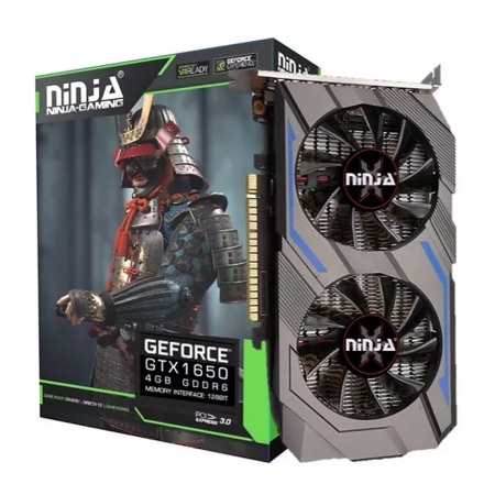 Ninja GTX1650 NK165DF46F PCIE (896SP) 4G 128BIT GDDR6 (DVI/HDMI/DP)