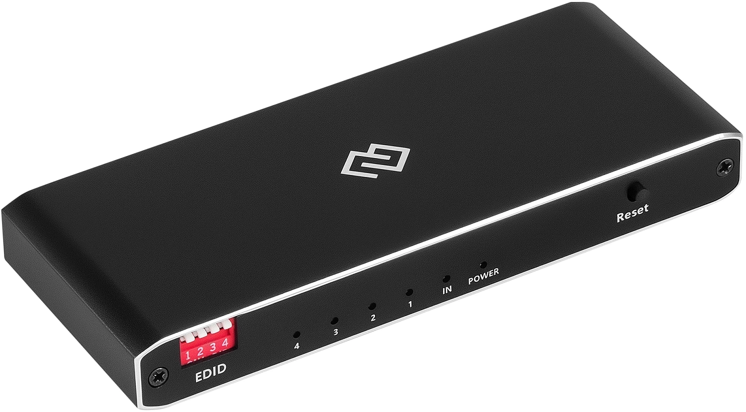 Сплиттер аудио-видео Digma DHSP-v2x4 HDMI (f)/4xHDMI (f) черный