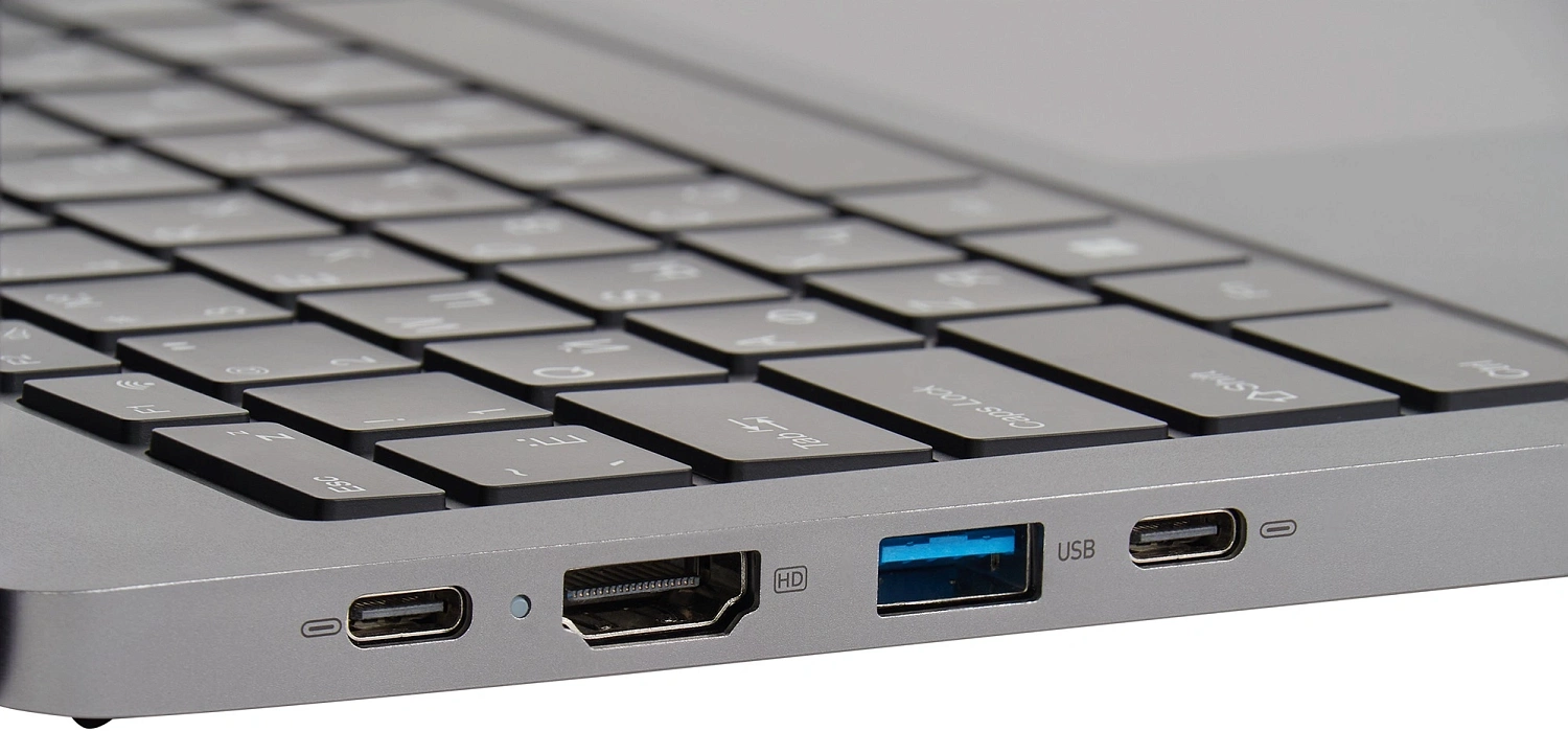 Ноутбук IRU Strato 16ALMR Core i5 12450H 16Gb SSD512Gb Intel UHD Graphics 16" IPS WUXGA (2560x1600) Windows 11 Pro silver WiFi BT Cam 5400mAh (2159330)