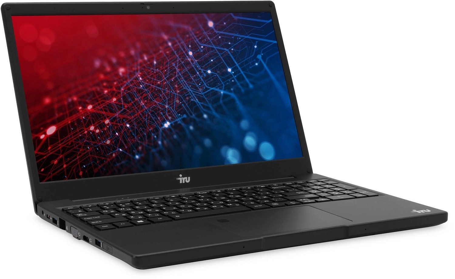Ноутбук IRU Калибр 15TLR Core i5 1135G7 8Gb SSD256Gb Intel Iris Xe graphics G7 15.6" IPS FHD (1920x1080) Free DOS black (1998649)