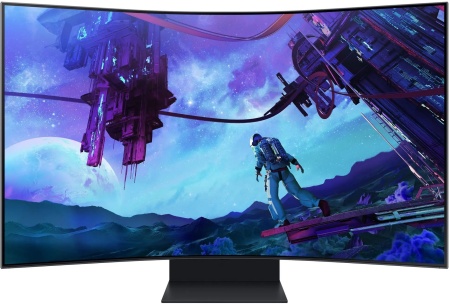 Монитор Samsung 55" S55CG97WNI черный VA LED 1ms 16:9 HDMI M/M полуматовая HAS Piv 600cd 178гр/178гр 240Hz DP WQ USB 41.5кг