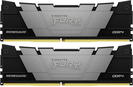 Память DDR4 2x8GB 3200MHz Kingston KF-432C16RB2K2/16 Fury Renegade Black RTL Gaming PC4-25600 CL16 DIMM 288-pin 1.35В kit single rank с радиатором Ret