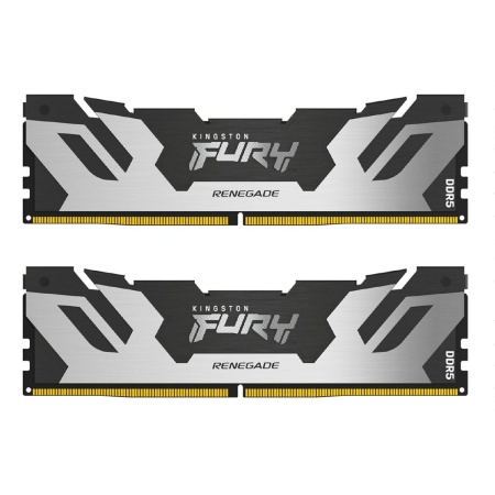 Модуль памяти Kingston 32GB DDR5 6800 FURY Renegade Silver/Black XMP Non-ECC Unbuffered DIMM (Kit 2*16gb) 1RX8 36-42-42 1.4V 288-pin 16Gbit