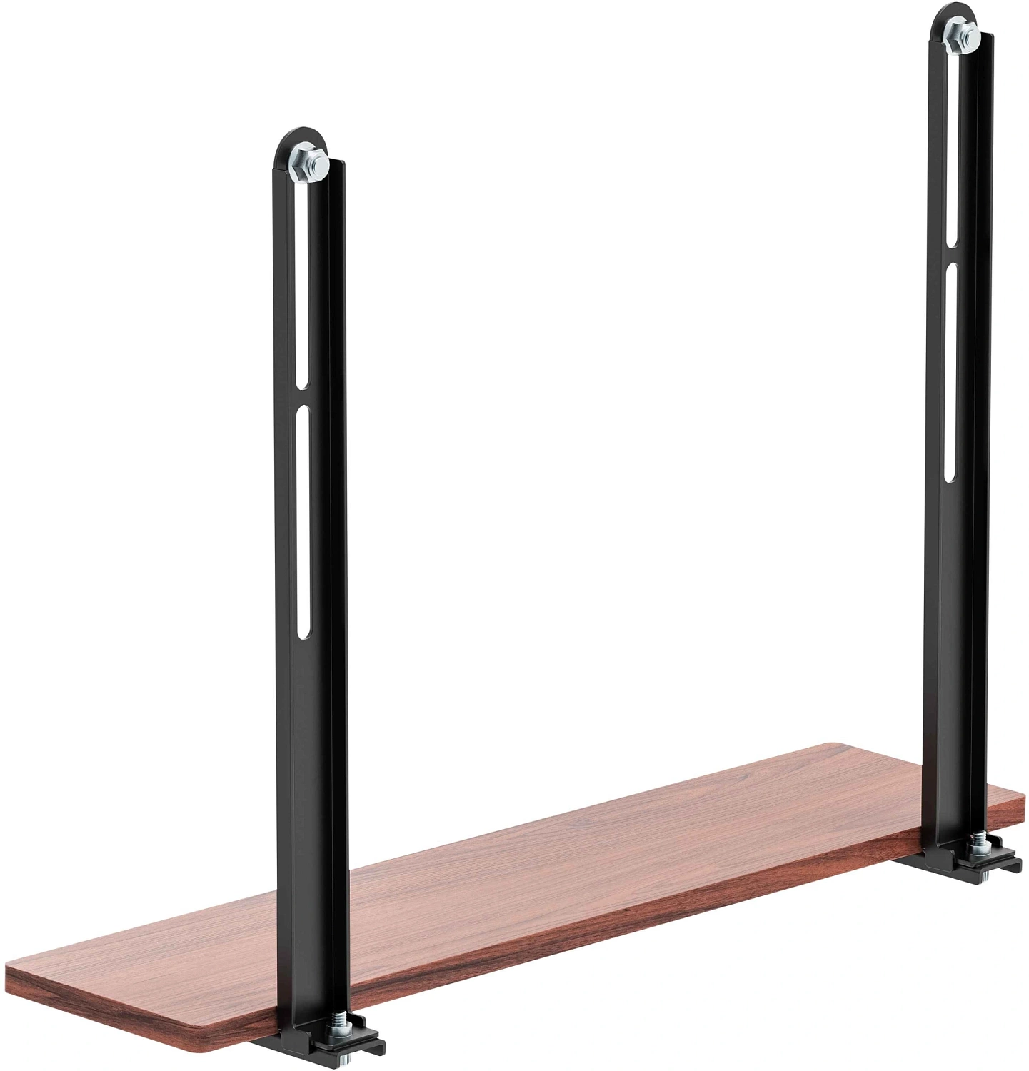 Подставка для телевизора Ultramounts UM313B черный/орех макс.10кг напольный