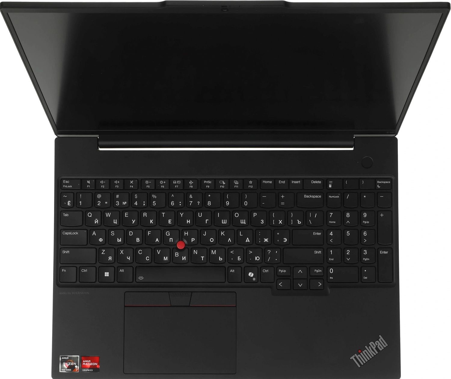 Ноутбук Lenovo ThinkPad E16 G2 Ryzen 7 7735HS 32Gb SSD512Gb AMD Radeon 680M 16" IPS WUXGA (1920x1200) без ОС black WiFi BT Cam (21M5S09E00_32G)