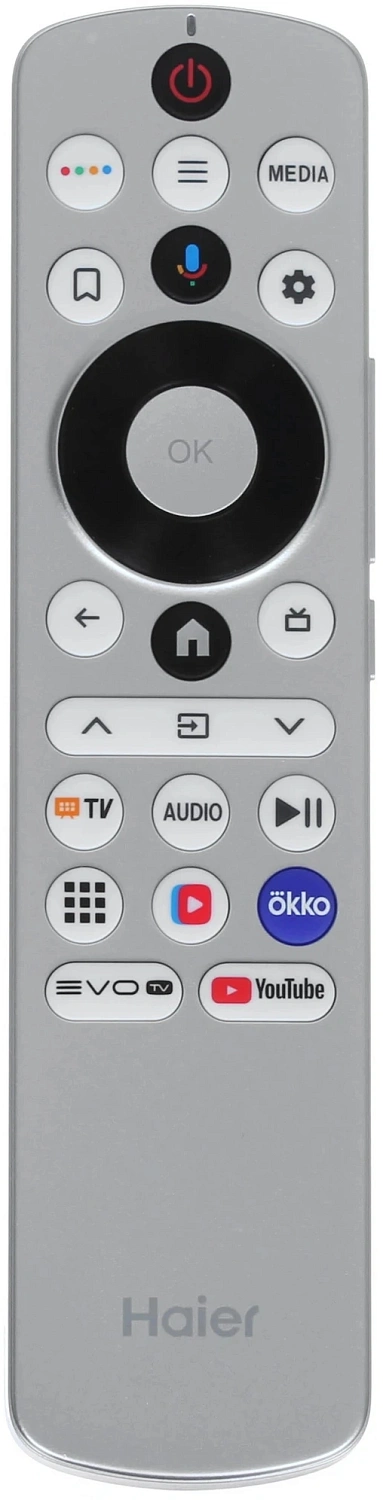 Телевизор QLED Haier 55" Smart TV S6 Frameless серый 4K Ultra HD 144Hz MEMC DVB-T DVB-T2 DVB-C DVB-S DVB-S2 USB WiFi Smart TV