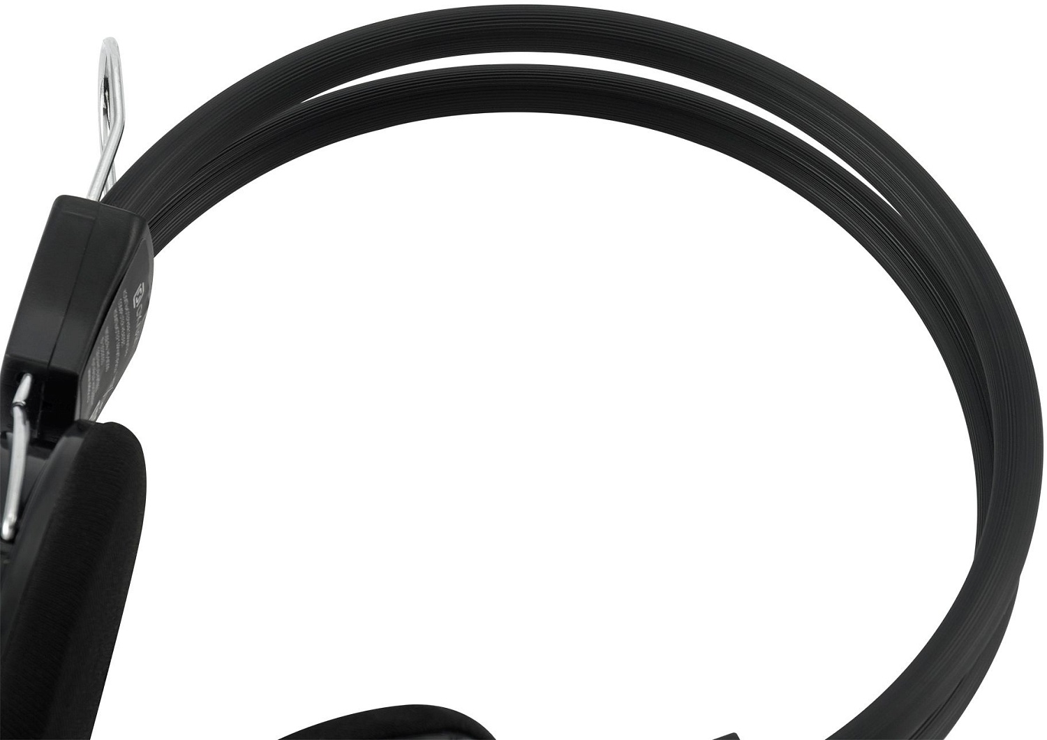 Наушники с микрофоном Оклик HS-M200 черный 1.8м накладные оголовье (1532011)