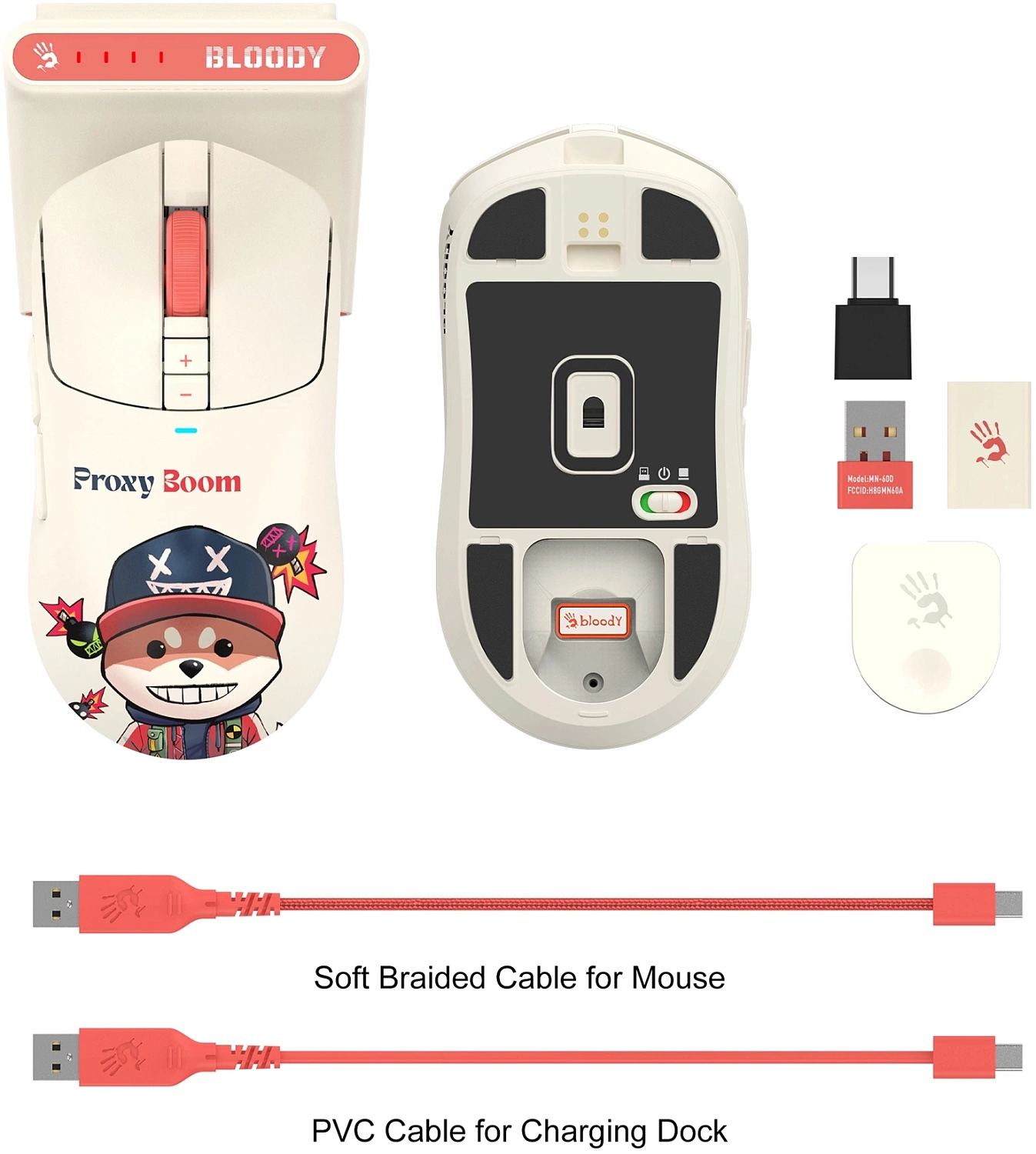 Мышь A4Tech Bloody R72 Ultra Duo Proxy Boom бежевый оптическая 20000dpi беспров. USB-C 7but (R72 ULTRA DUO) Мышь A4Tech Bloody R72 Ultra Duo Proxy Boom бежевый оптическая 20000dpi беспров. USB-C 7but (R72 ULTRA DUO)